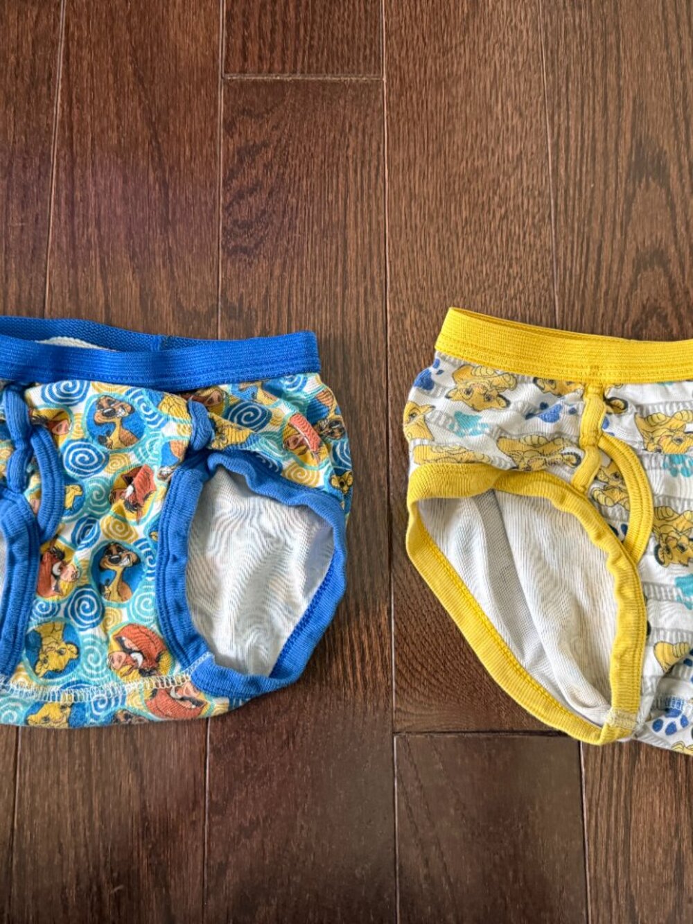 DISNEY'S THE LION KING BOYS' SIZE 4 2-PACK 100% COMBED COTTON BRIEF UNDERWEAR